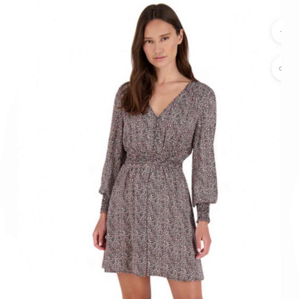 Steve Madden BB Dakota Printed Dress - Pink, black and white - Picture 2 of 5